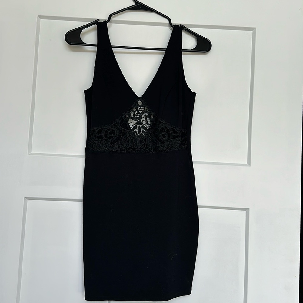 Nasty Gal XS black dress
